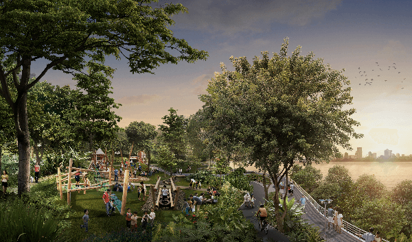 Artist's Impression of Woodlands Waterfront