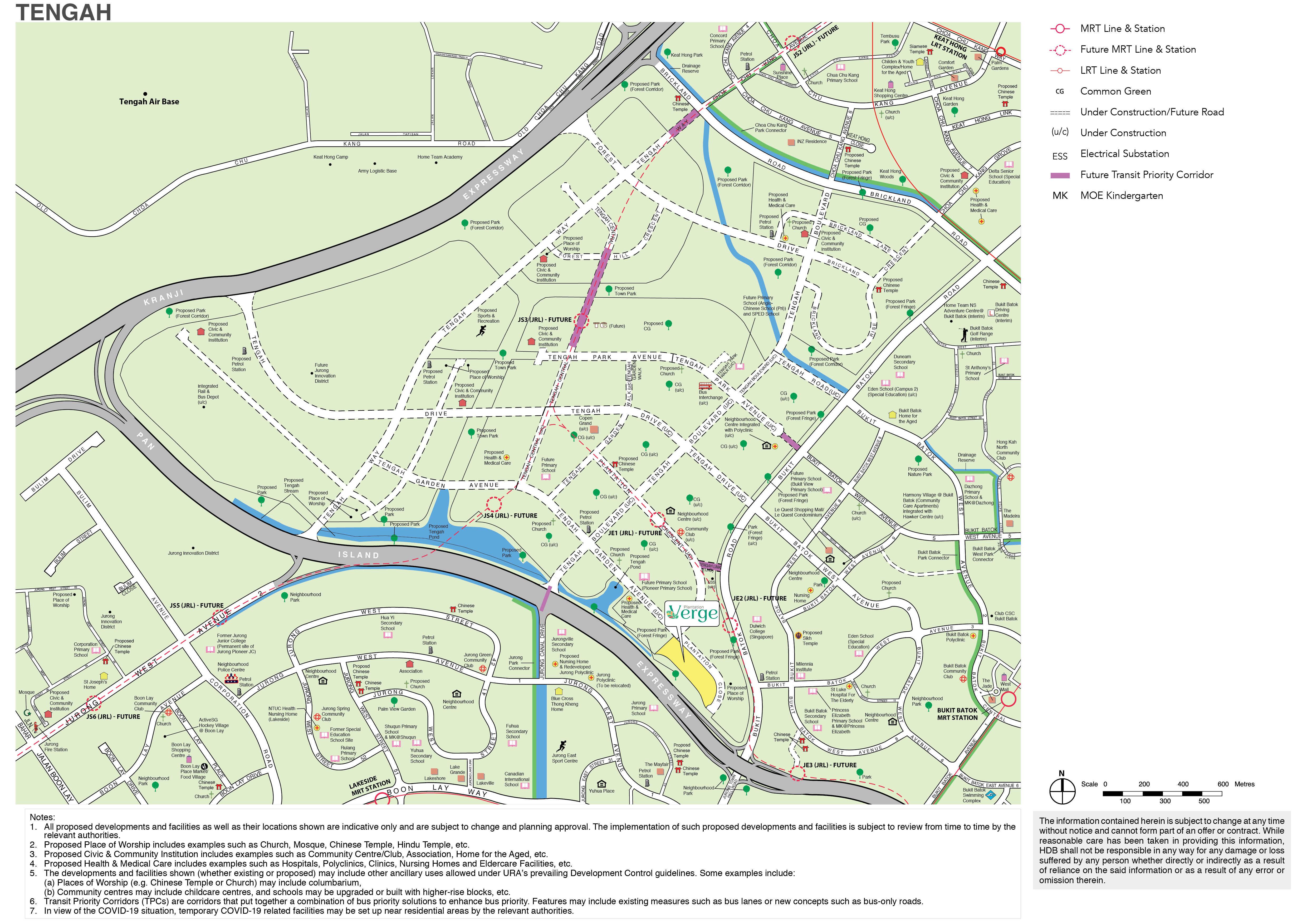 Town Map of Plantation Verge BTO in May 2023
