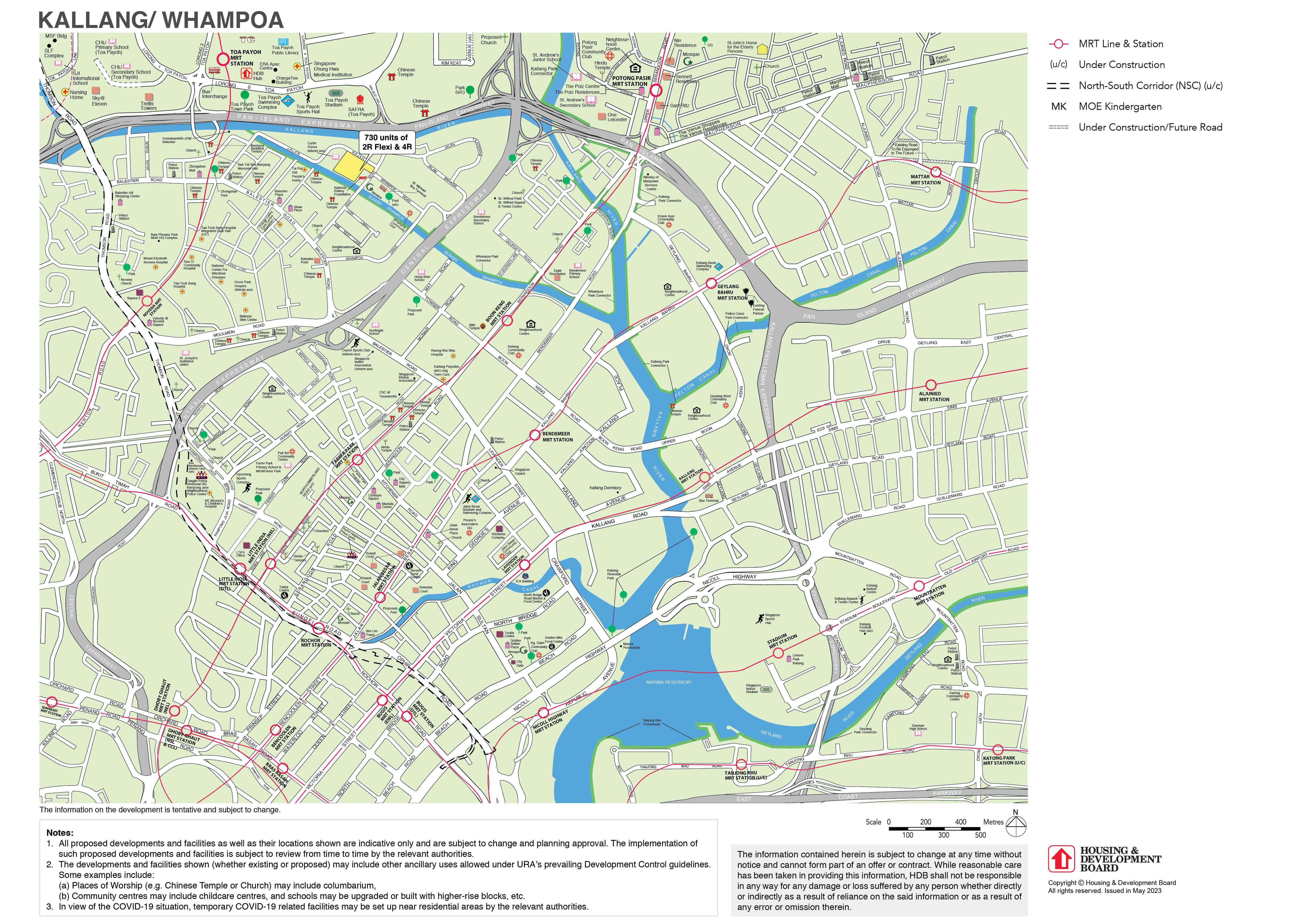 Town Map of September 2023 BTO in Jalan Rajah
